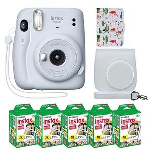 INSTAX Mini 11 Camera Bundle with Case, Film, and Album